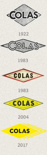 Historia logo COLAS