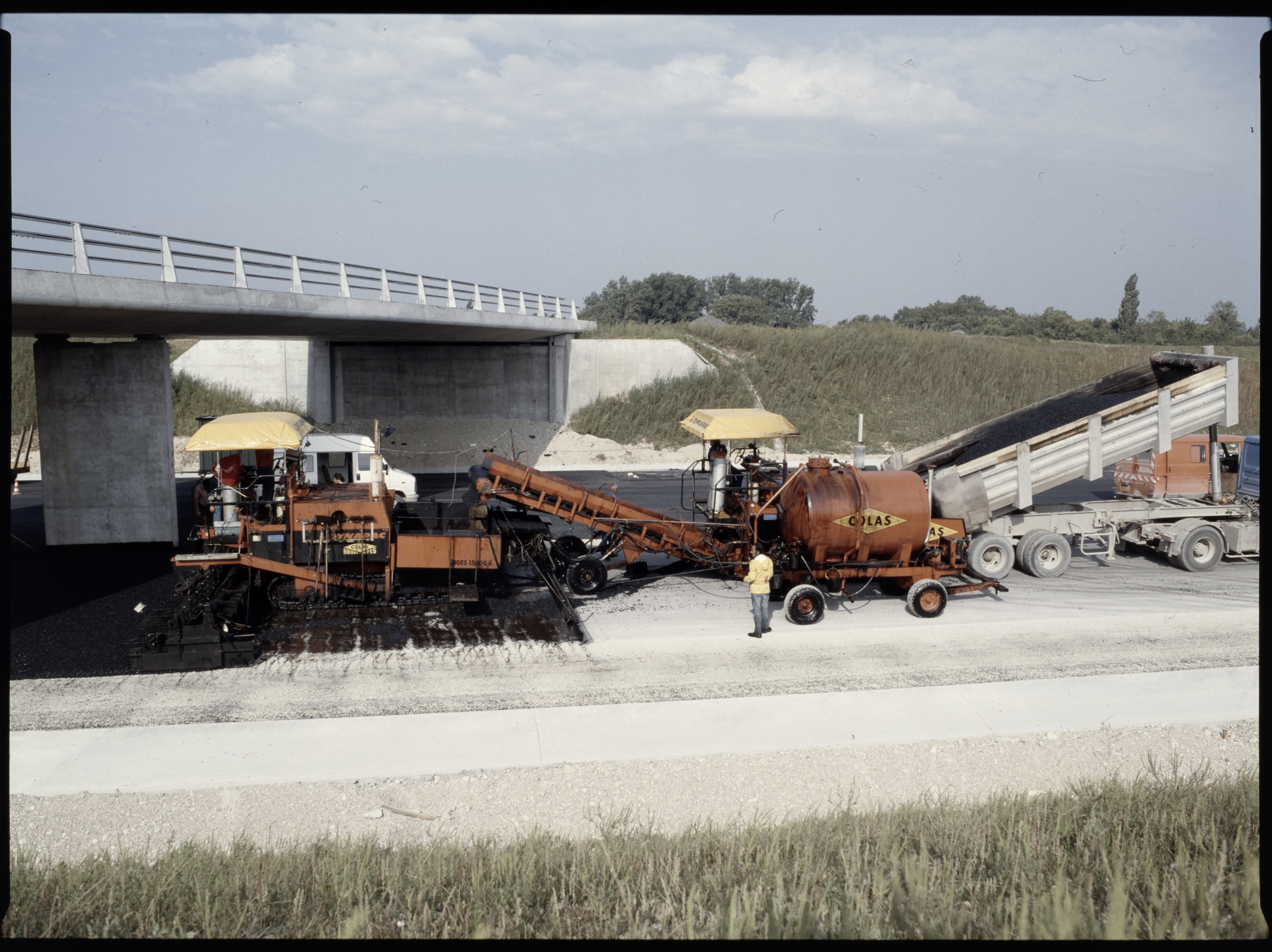 Road construction in 1980