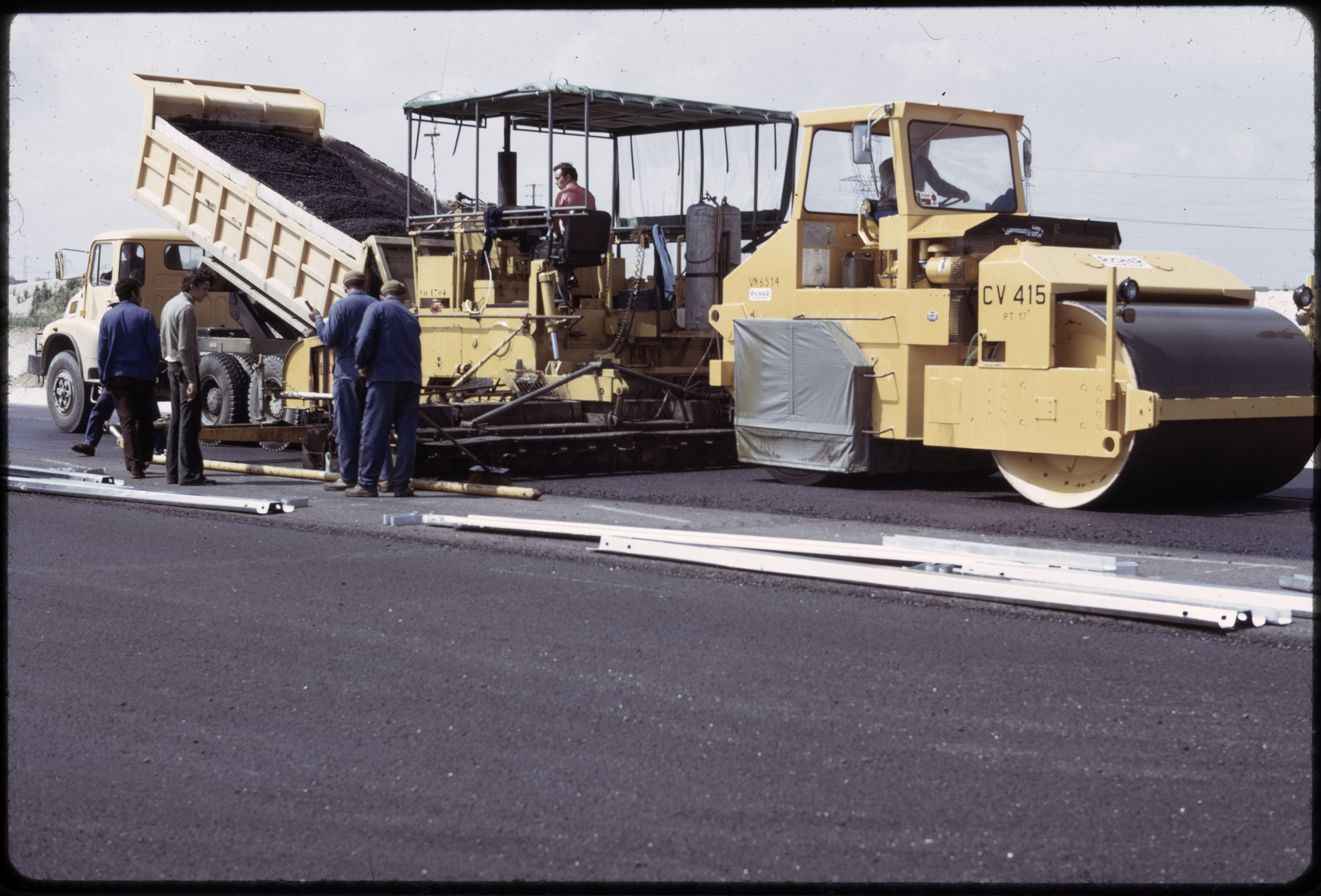 Construction site in 1970