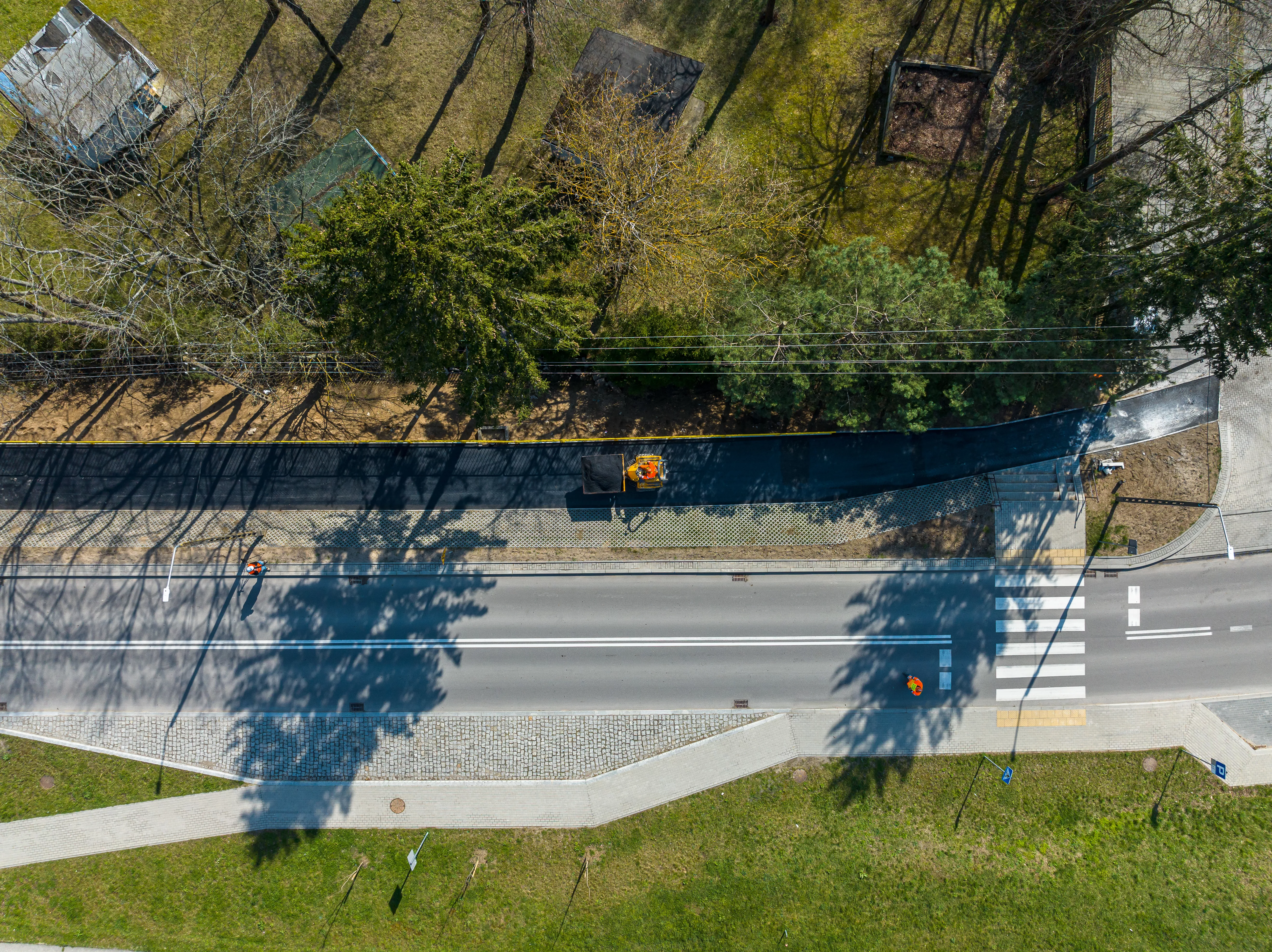 Cycle path in Olsztyn