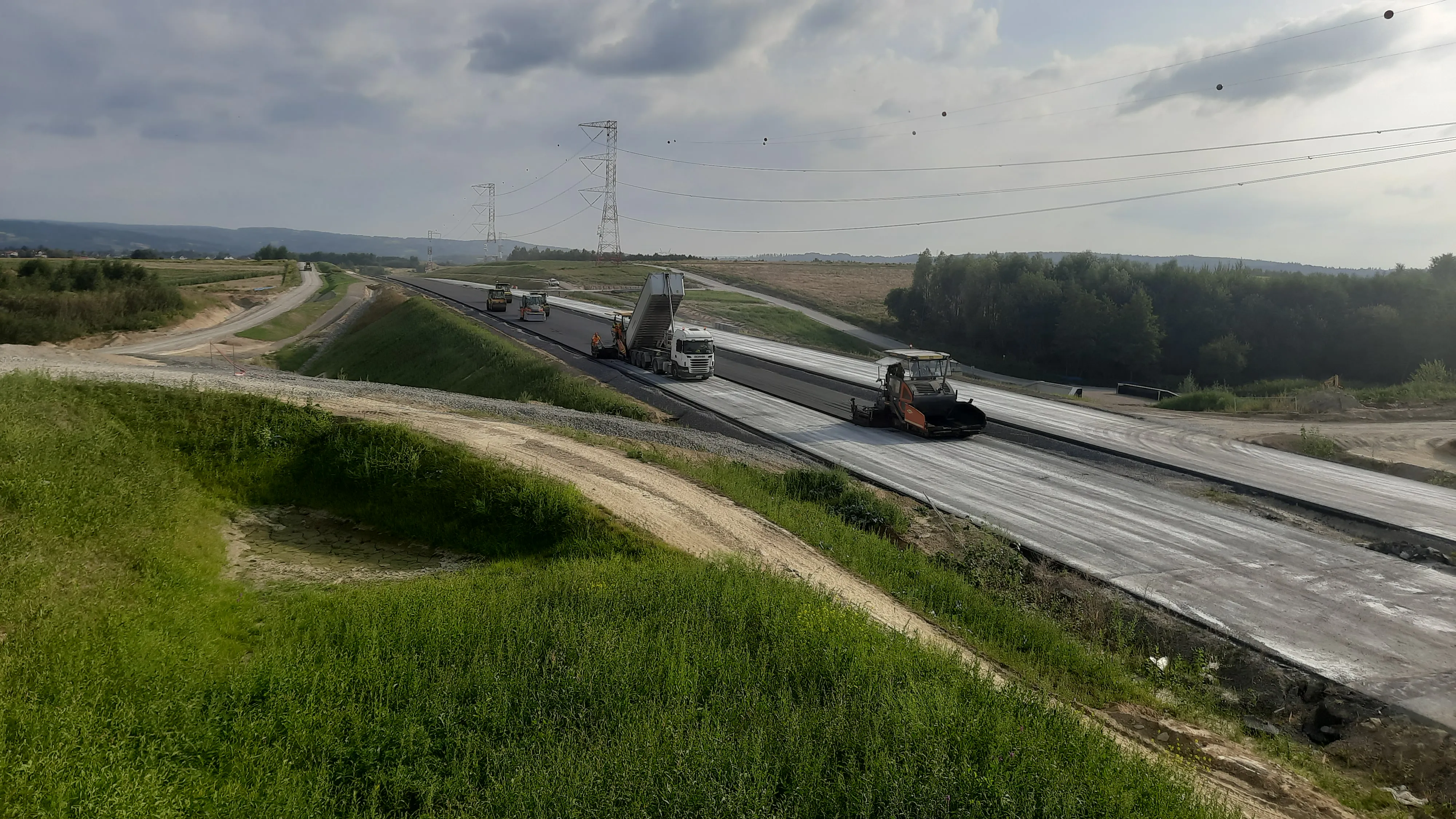 Budowa drogi na projekcie Via Carpatia
