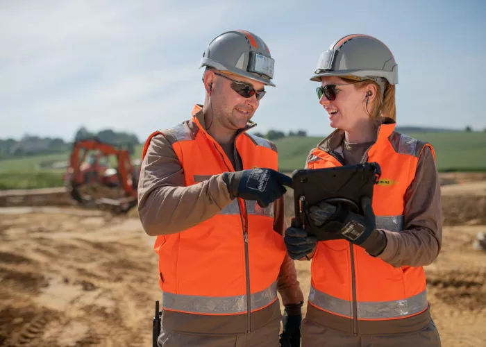 Use of tablets on jobsites