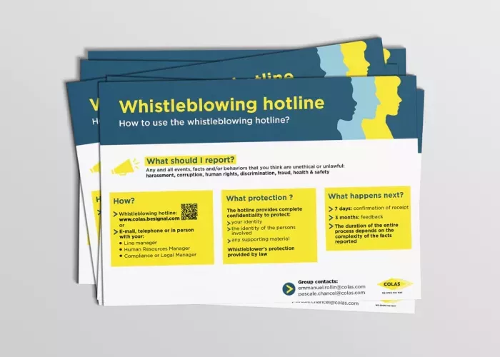 Whistleblowing hotline