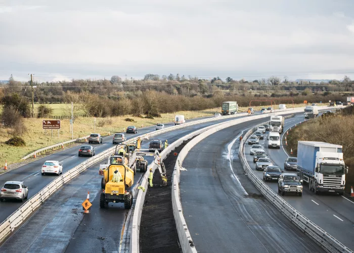 Elargissement autoroute M7