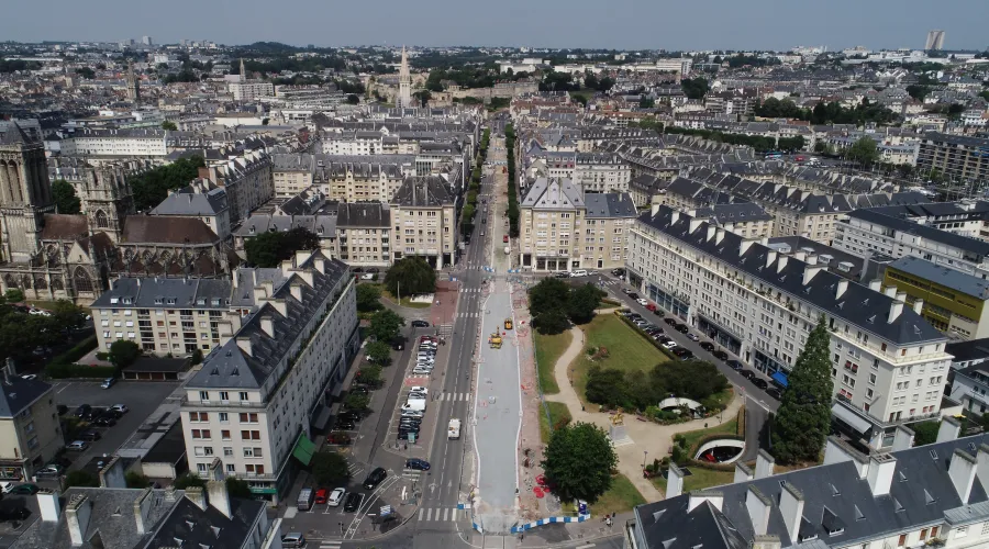 Infrastructures tramway de Caen 